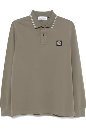 Stone Island Poloshirt aus Pikee