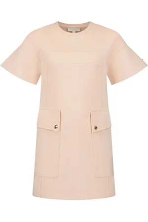 Chloé Minikleid mit rundem Ausschnitt