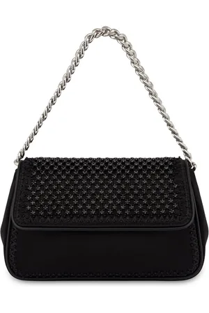 Alberta Ferretti Schultertasche mit Strassverzierung