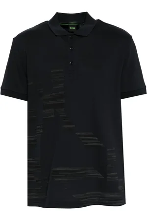 HUGO BOSS Poloshirt mit grafischem Print