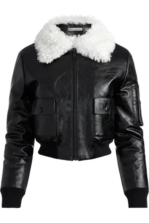 ALICE+OLIVIA Willard Jacke mit Kragen aus Faux Fur