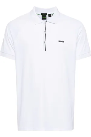 HUGO BOSS Poloshirt mit Kontrasteinsatz