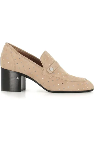 LAURENCE DACADE Wildlelder-Loafer mit Nieten 70mm