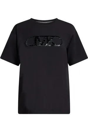 Michael Kors T-Shirt mit Logo-Applikation