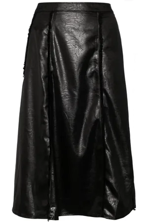 tout a coup Midirock aus Faux-Leder