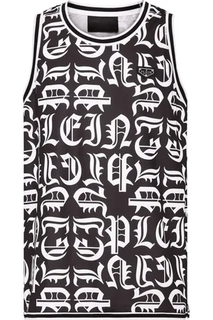 Philipp Plein Gothic Plein Tanktop aus Jersey