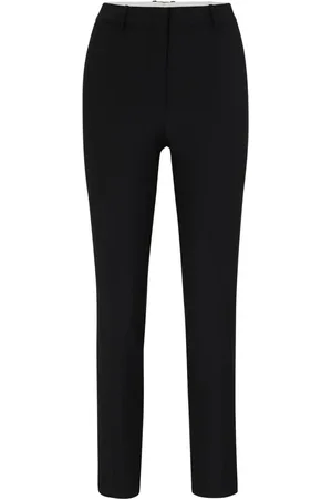 HUGO BOSS Cropped-Hose aus Schurwolle