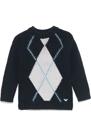 Emporio Armani Pullover mit Intarsienmuster