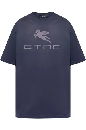 Etro T-Shirt mit Logo-Print