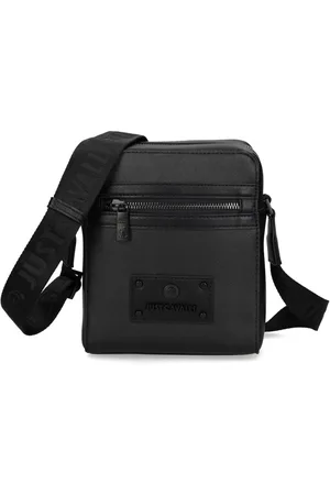 Roberto Cavalli Kuriertasche mit Logo-Schild