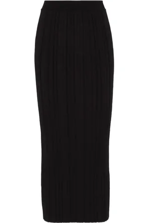 Balmain Midirock mit Falten