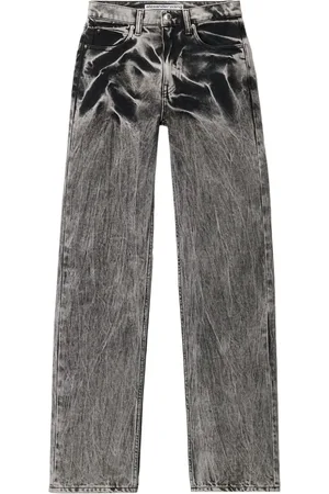 Alexander Wang Gerade Jeans mit Stickerei
