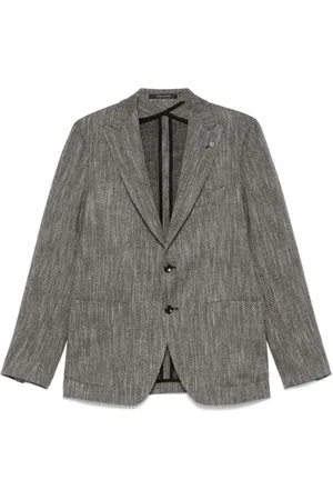 TAGLIATORE Blazer mit Fischgrätenmuster