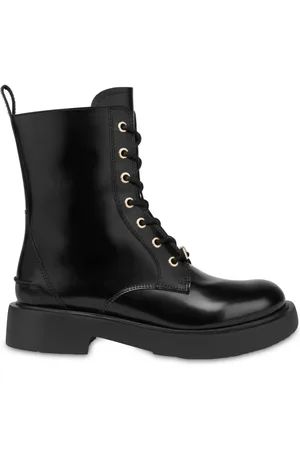 Moschino Schnürstiefel aus Leder
