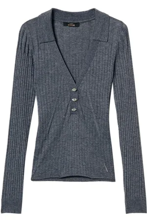 Twin-Set Geripptes Strickoberteil