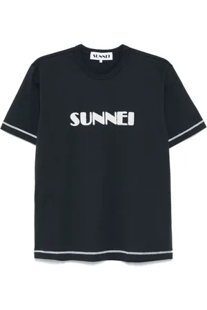 SUNNEI T-Shirt mit geflocktem Logo