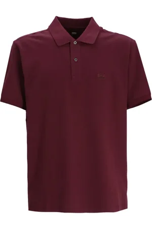 C.P. Company Poloshirt mit Logo-Stickerei