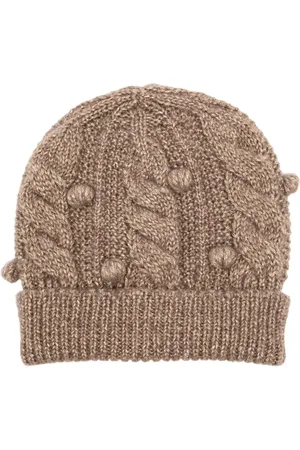 Onefifteen Beanie mit Glitter-Zopfmuster