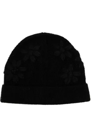 Onefifteen Beanie mit Blumenstickerei