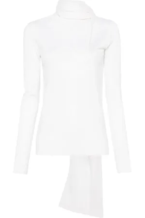 Totême Pullover mit drapiertem Schal