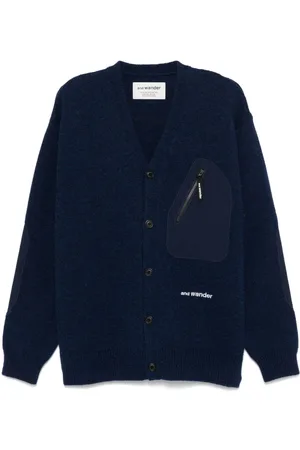 and wander Cardigan mit Logo-Stickerei