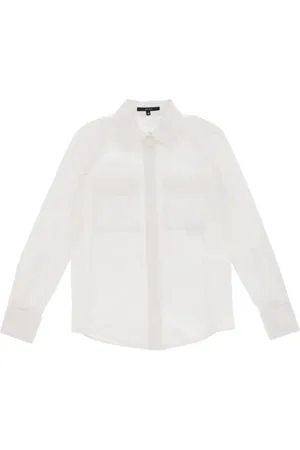 Gucci 2000s semi-transparentes Hemd