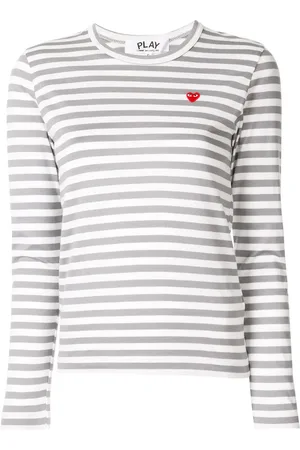 Comme des Garçons Gestreiftes Oberteil