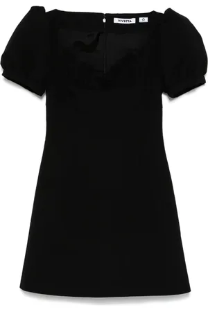 VIVETTA Minikleid mit Spitzenbesatz