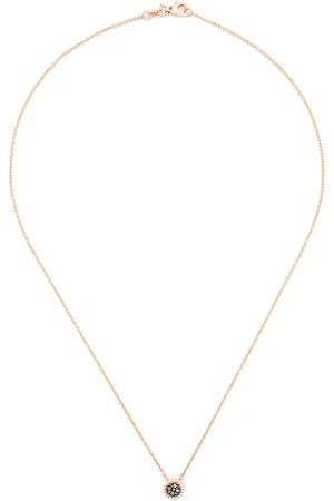 ROSEKEY 18kt Rotgoldhalskette mit Diamanten