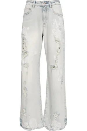 JNBY Weite Jeans im Distressed-Look