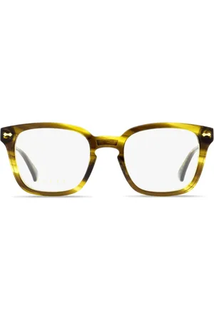 Gucci Eckige Brille in Schildpattoptik