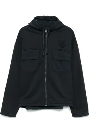 C.P. Company Hoodie mit Logo-Stickerei