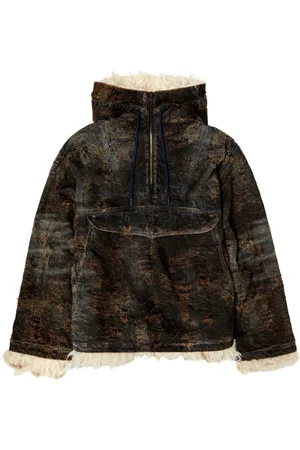 Diesel Beschichtete D-ARAK-FSF Jacquard-Jeansjacke
