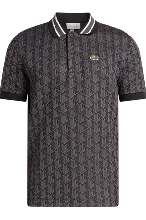 Lacoste Poloshirt aus Monogramm-Jacquard