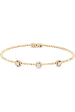 ROSEKEY 18kt Gelbgoldarmband mit Diamanten