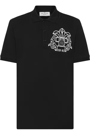 Philipp Plein Poloshirt mit Skull and Bones-Print