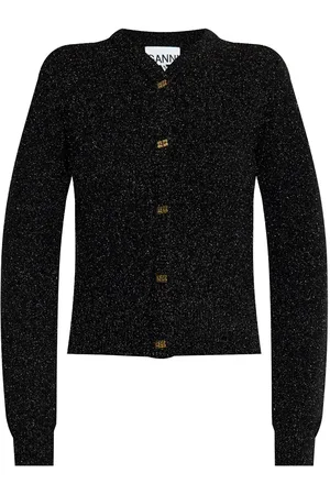 Ganni Lamé-Cardigan