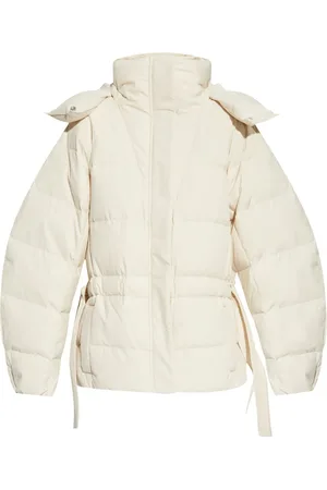 Ganni Daunenjacke mit Logo-Prägung