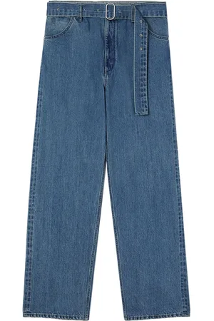 Jil Sander Lockere Jeans mit Gürtel