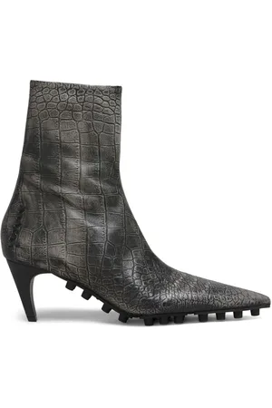 Marni Spike Stiefel mit Kroko-Effekt