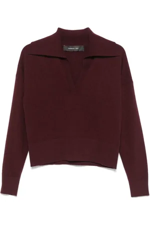 FEDERICA TOSI Fein gestricktes Poloshirt