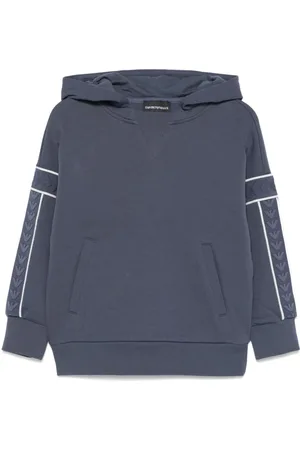 Emporio Armani Hoodie mit Logo-Prägung