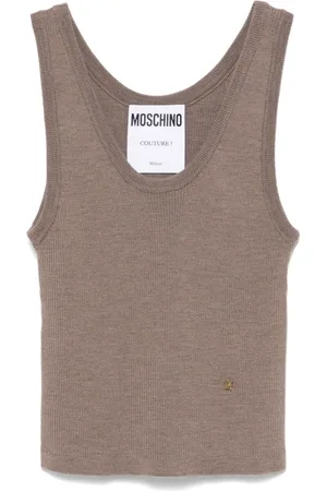 Moschino Gestricktes Oberteil mit Logo