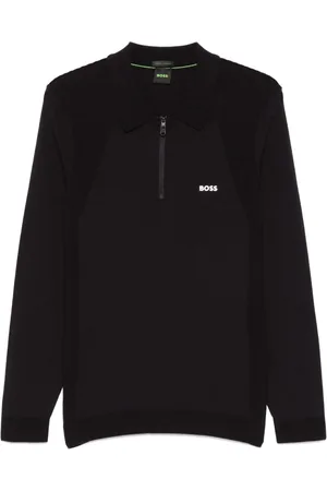 HUGO BOSS Poloshirt mit gummiertem Logo
