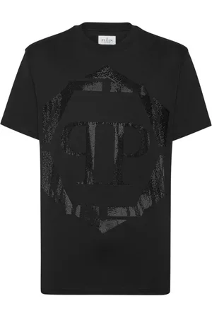 Philipp Plein T-Shirt mit Strass-Logo