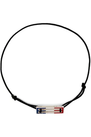 Le Gramme Lackiertes dreifarbiges Kordelarmband 2,5g