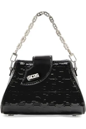 GCDS Comma Mini-Tasche aus Lackleder