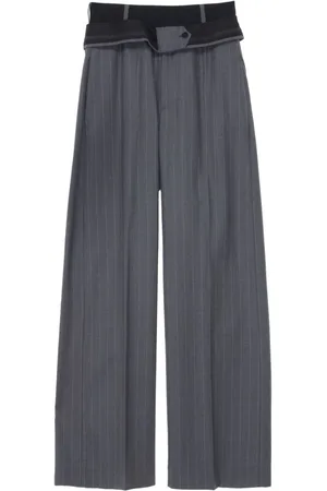 ALAINPAUL Hose mit Gürtel im Inside-Out-Look
