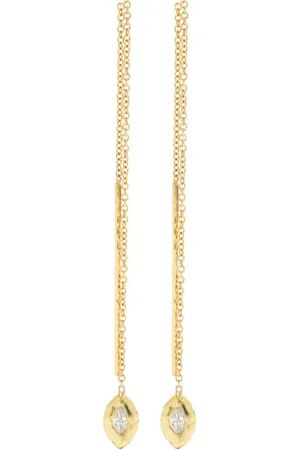 Octavia Elizabeth 18kt Nesting Gelbgoldohrring mit Diamant