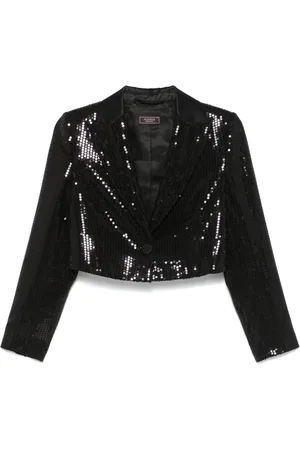 PESERICO SIGN Cropped-Blazer mit Pailletten